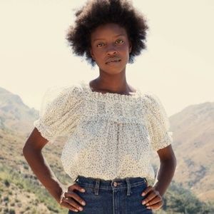 Doen Frances Top Blue Baby Kate XS